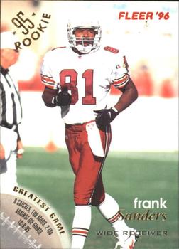 Frank Sanders Arizona Cardinals 1996 Fleer NFL #3